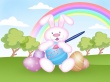 Easter bunny Wallpaer