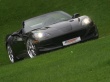 Black Corvette front Wallpaer