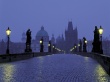 Prague at Dusk Wallpaer
