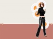 Girl in black Wallpaer