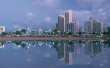 City reflected Wallpaer