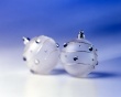 Silver Globes Wallpaer