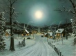 Peaceful  Village Wallpaer
