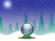 Snowy Globe Wallpaer