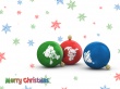 Snow and globes Wallpaer
