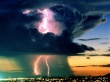 Storm in Sunset Wallpaer