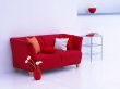 Red Sofa Wallpaer