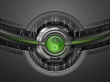 Yin & Yang Green Wallpaer