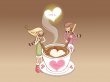 Cup of Love Wallpaer