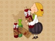 Red Wine Day Wallpaer