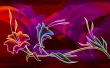 Purple Art Wallpaer