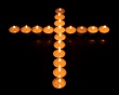 Crucifix Candle Wallpaer