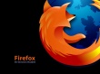 Black Mozilla Firefox Wallpaer