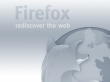 Grey Mozilla Firefox Wallpaer