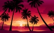 Magneta Sunset Wallpaer