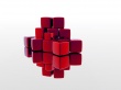 Red Blocks Wallpaer