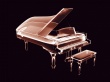 Neon Piano Wallpaer