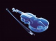Neon Violin Wallpaer