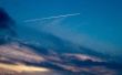 Airplane sky comet Wallpaer