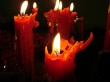 Red Candles Wallpaer