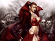 Lady in Red Wallpaer