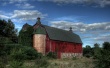 Old Red Barn Wallpaer
