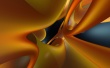 Orangy Art Wallpaer