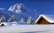 Winter Cabin Wallpaer