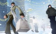 Winter in Town Wallpaer