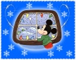 Snowing WIndow Wallpaer