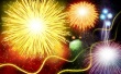 Yellow Firewoks Wallpaer