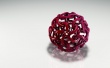Dark Red 3D Ball Wallpaer