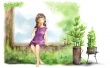 Lollipop Girl Wallpaer