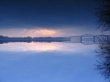 Misty River Morning Wallpaer