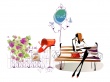 Waiting Postcard Wallpaer