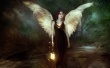 Angel in Dark Wallpaer