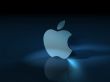 Blue Apple 3D Logo Wallpaer