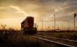 Deserted train yard Wallpaer