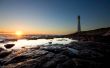 Sunset at lighthouse Wallpaer