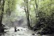 Fishing in the river Wallpaer