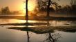 Sundown reflections Wallpaer