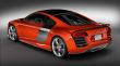 Red R8 rear side Wallpaer