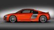 Red R8 side view Wallpaer