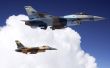 F16s over clouds Wallpaer