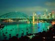 sydney harbor at dusk Wallpaer