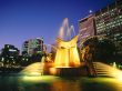 Square fountain Wallpaer