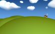 Small house on a hill Wallpaer