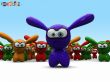Funny 3D Rabbits Wallpaer