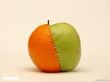 Orange and apple Wallpaer