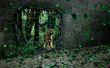 Tiger and leaves Wallpaer